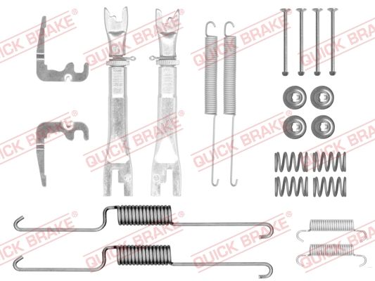 Zestaw akcesoriów, szczęki hamulcowe QUICK BRAKE 105-0026X-02S