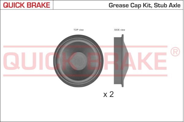 Pokrywa, łożysko koła QUICK BRAKE 9828K