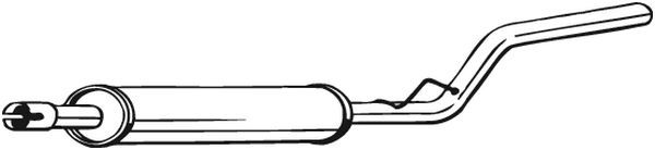 Tłumik środkowy BOSAL 278-315