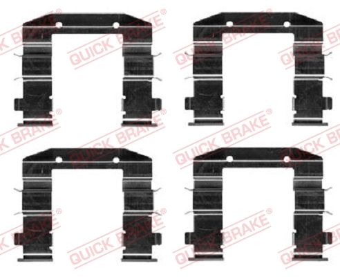 Zestaw akcesoriów, klocki hamulcowe QUICK BRAKE 109-0037