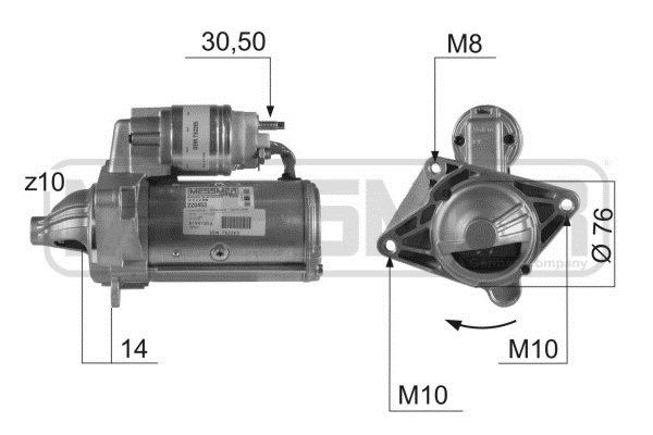 Rozrusznik ERA 220453A