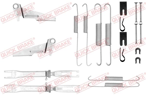 Zestaw akcesoriów, szczęki hamulcowe QUICK BRAKE 105-0854S