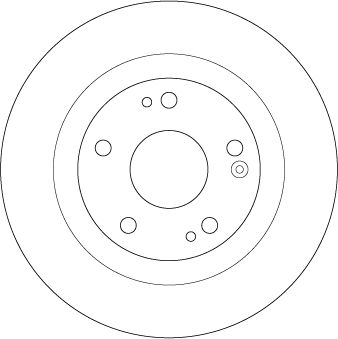 Tarcza hamulcowa TRW DF6705
