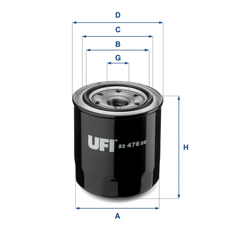 Filtr oleju UFI 23.476.00