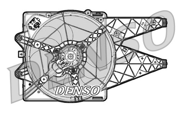 Wentylator, chłodzenie silnika DENSO DER09065