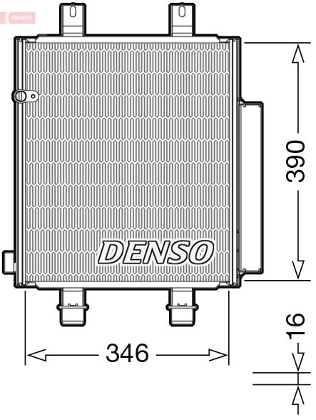 Skraplacz, klimatyzacja DENSO DCN35004