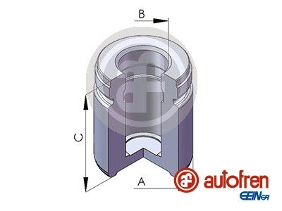 Tłoczek, zacisk hamulca AUTOFREN SEINSA D02577