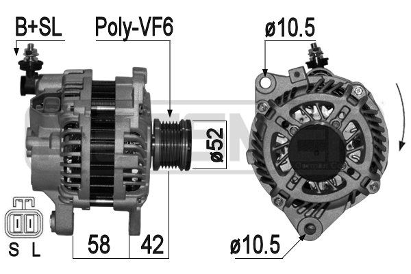 Alternator ERA 209153A