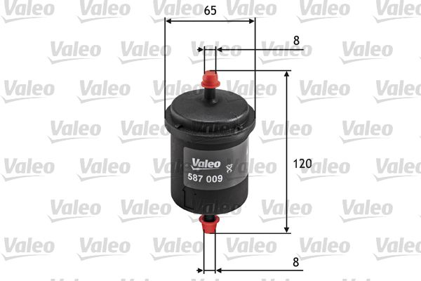 Filtr paliwa VALEO 587009