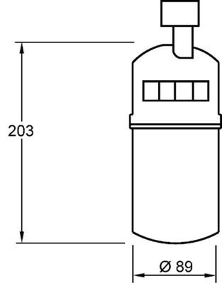 Osuszacz, klimatyzacja MAHLE ad 275 000s