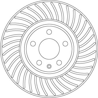 Tarcza hamulcowa TRW DF6950S