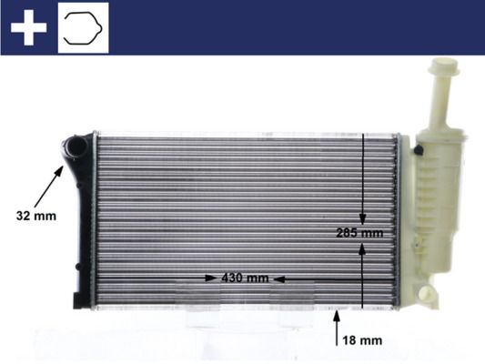 Chłodnica, układ chłodzenia silnika MAHLE CR10000S