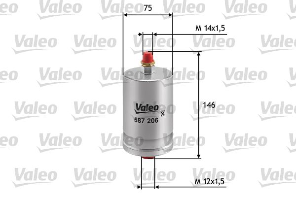 Filtr paliwa VALEO 587206