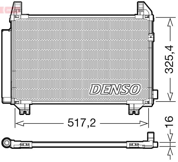 Skraplacz, klimatyzacja Denso DCN50107
