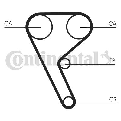 Pasek rozrządu CONTINENTAL CTAM CT1157