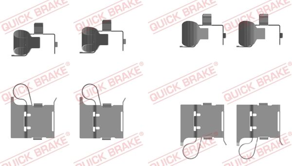 Zestaw akcesoriów, klocki hamulcowe QUICK BRAKE 109-0097