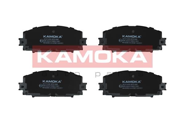 Zestaw klocków hamulcowych, hamulce tarczowe KAMOKA JQ101406
