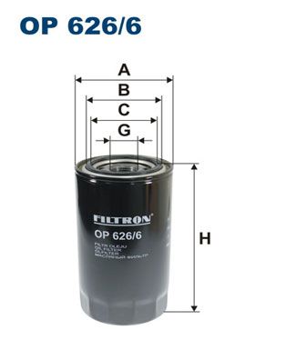 Filtr oleju FILTRON op 626/6