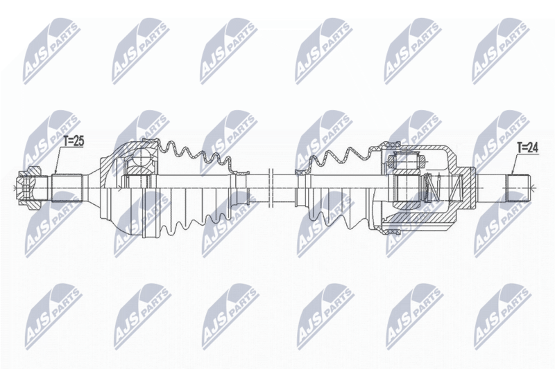 Wał napędowy NTY NPW-CT-103