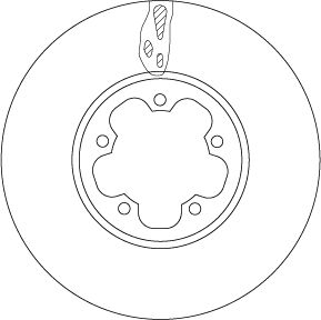 Tarcza hamulcowa TRW DF6781S