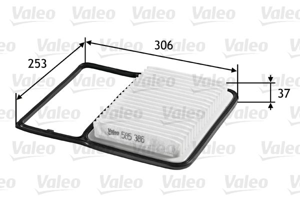 Filtr powietrza VALEO 585386