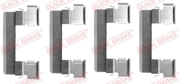Zestaw akcesoriów, klocki hamulcowe QUICK BRAKE 109-1655