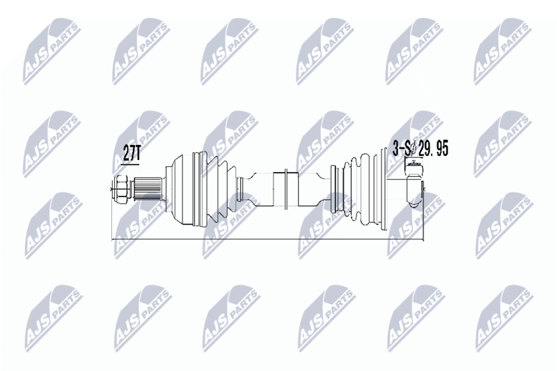 Wał napędowy NTY NPW-RE-003