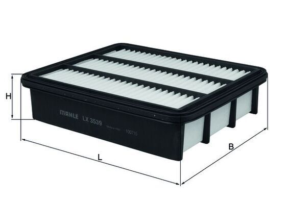 Filtr powietrza MAHLE LX3539