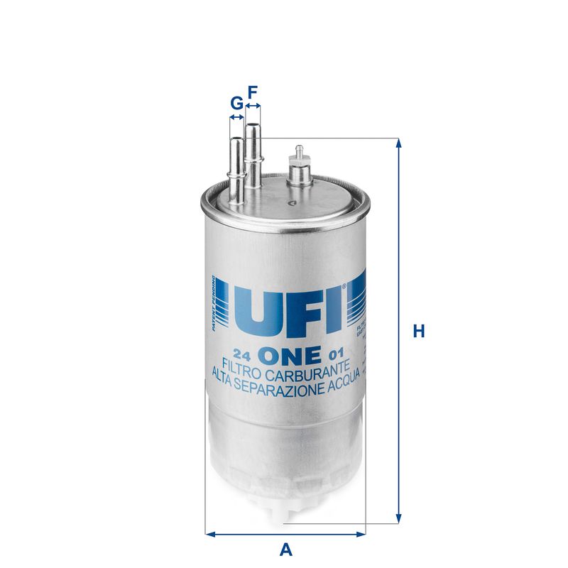 Filtr paliwa UFI 24.one.01