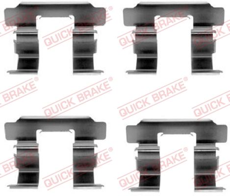 Zestaw akcesoriów, klocki hamulcowe QUICK BRAKE 109-1251