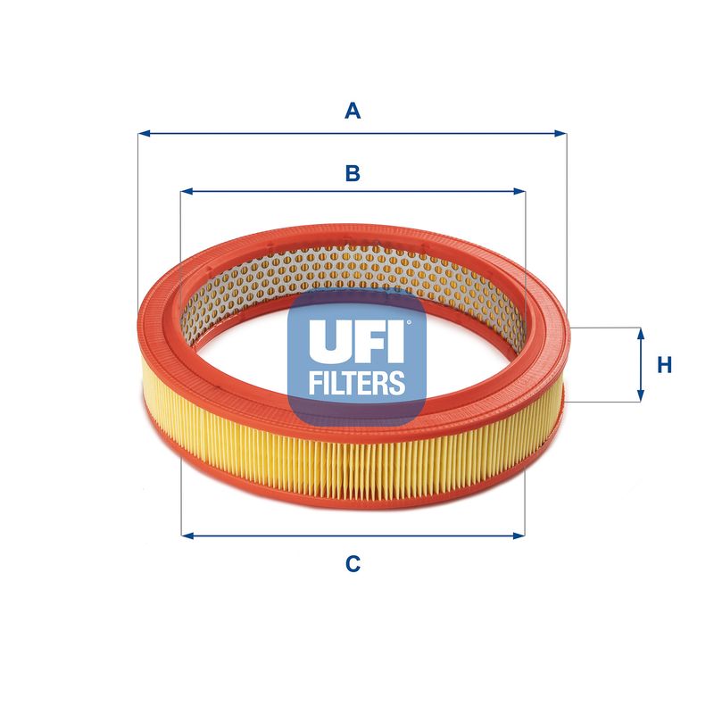 Filtr powietrza UFI 30.802.01