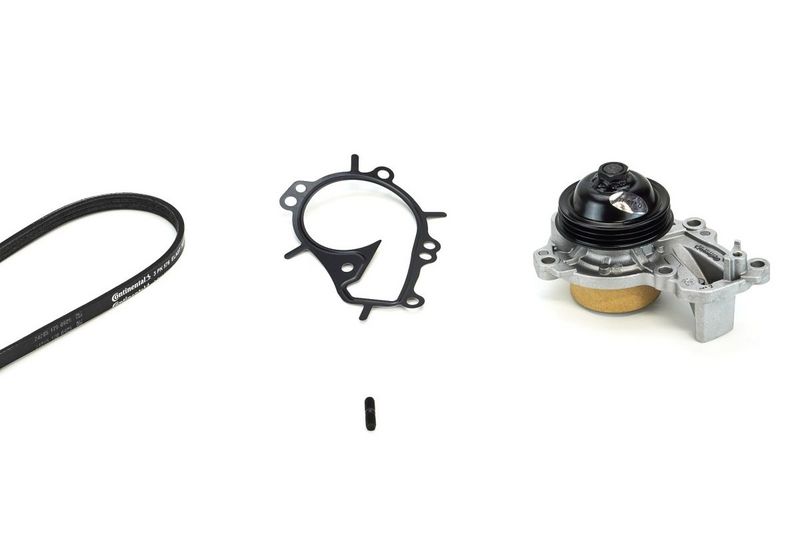 Pompa wody + zestaw paska klinowego wielorowkowego CONTINENTAL CTAM 3PK576 ELAST WP1
