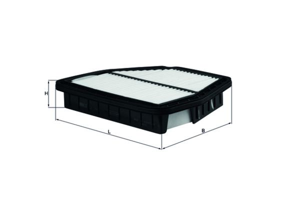 Filtr powietrza MAHLE LX2965