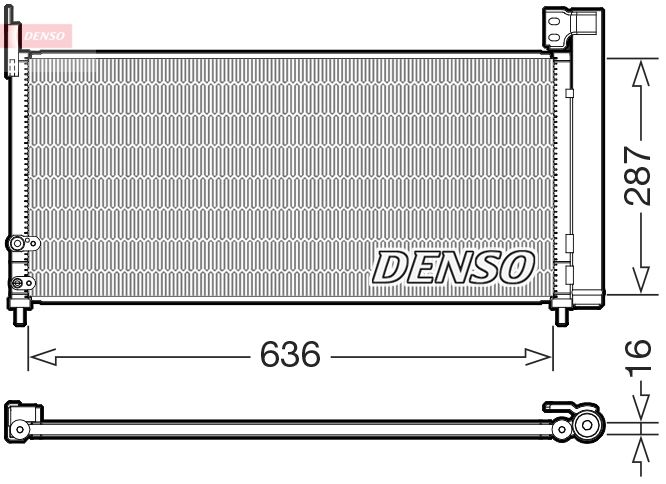 Skraplacz, klimatyzacja Denso DCN50122