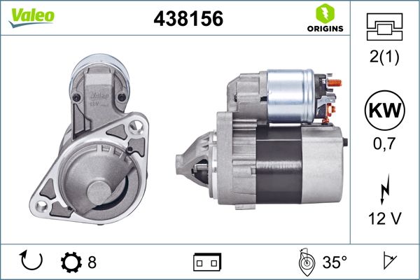 Rozrusznik VALEO 438156