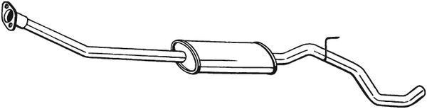 Tłumik środkowy BOSAL 286-277