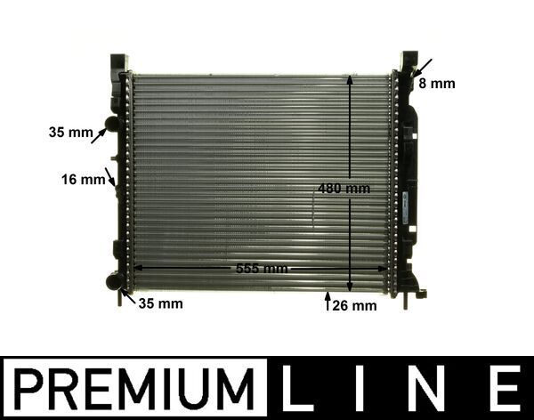 Chłodnica, układ chłodzenia silnika MAHLE CR1155000P