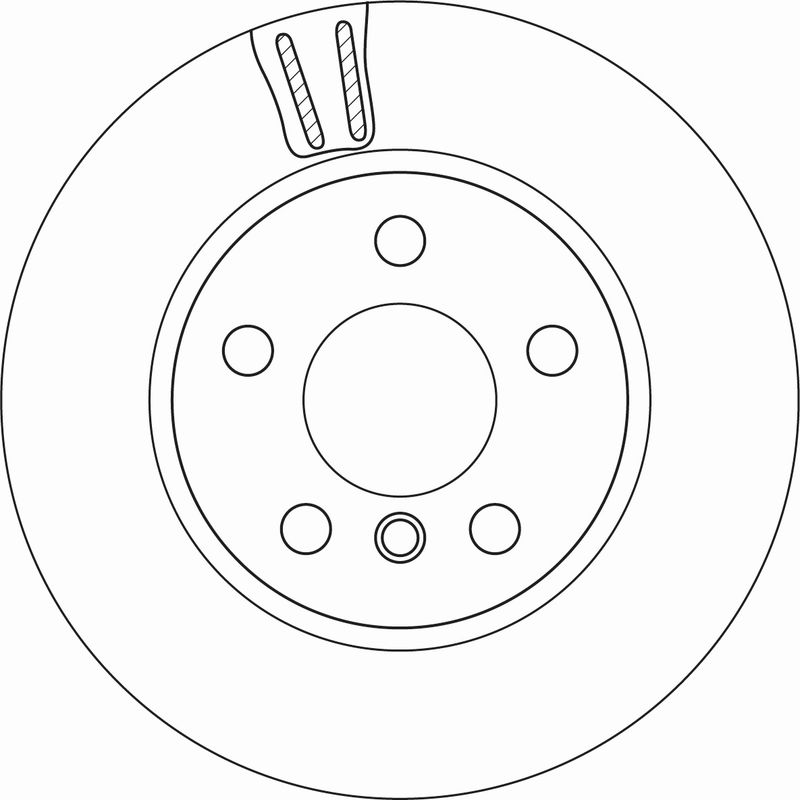 Tarcza hamulcowa TRW DF6715