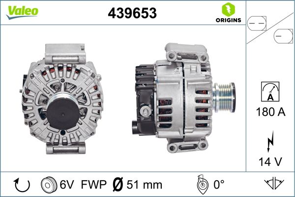 Alternator VALEO 439653