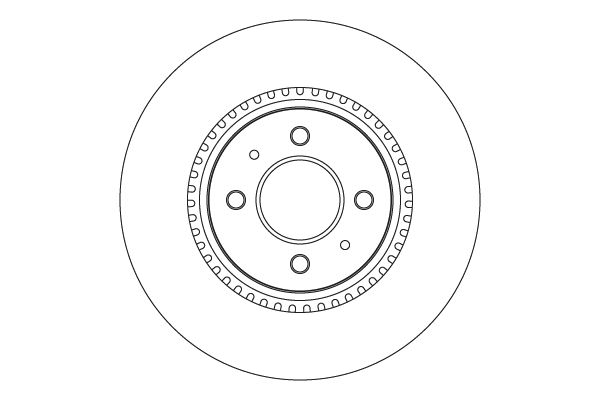 Tarcza hamulcowa TRW DF6025