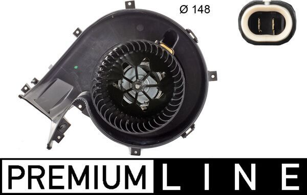 Wentylator wewnętrzny MAHLE AB163000P