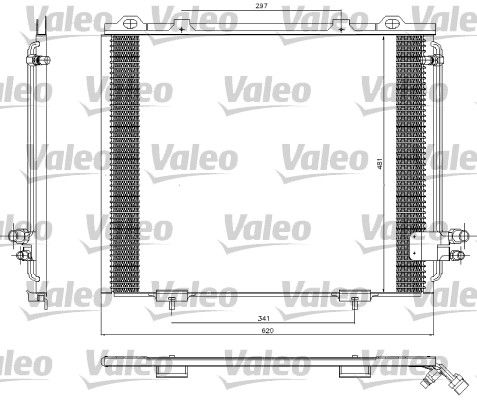 Skraplacz, klimatyzacja VALEO 817252
