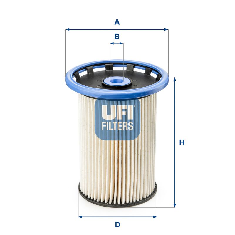 Filtr paliwa UFI 26.025.00