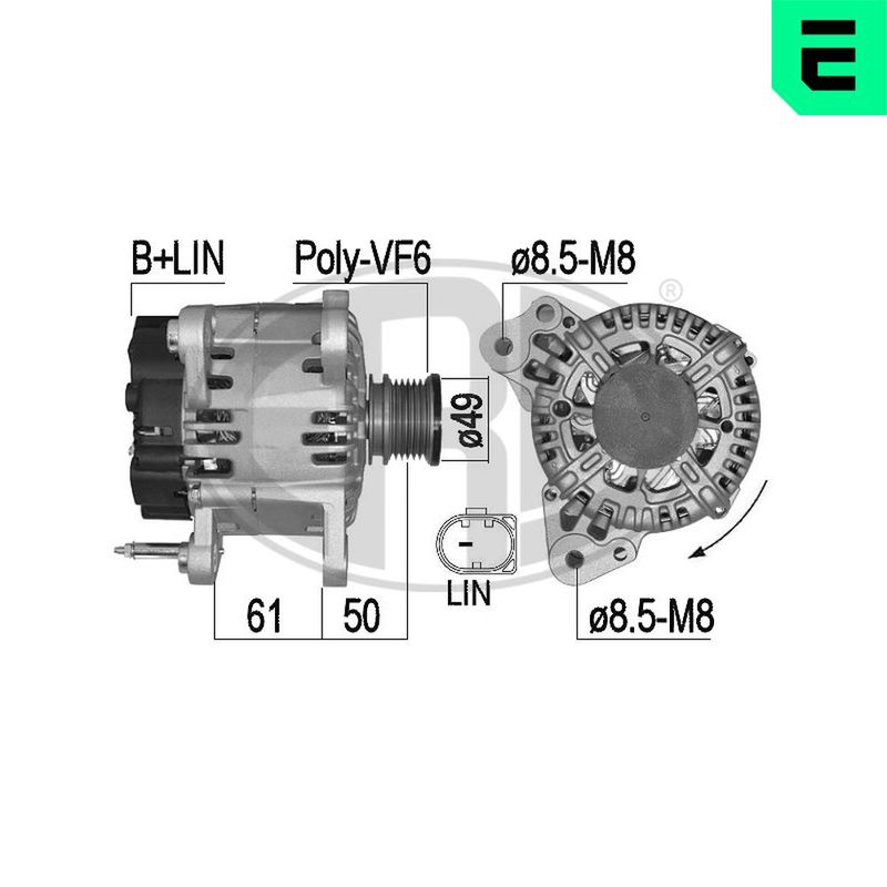 Alternator ERA 209536A