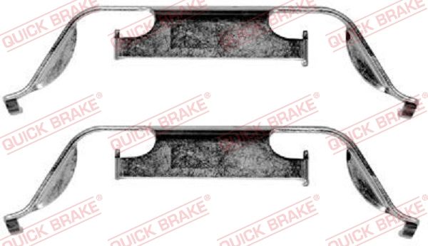 Zestaw akcesoriów, klocki hamulcowe QUICK BRAKE 109-1222