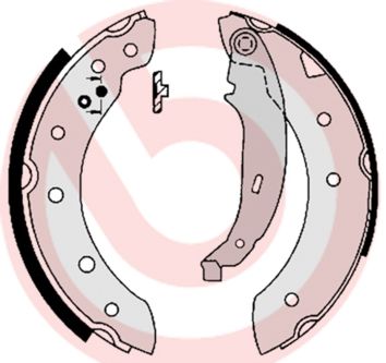 Zestaw szczęk hamulcowych BREMBO S 61 520