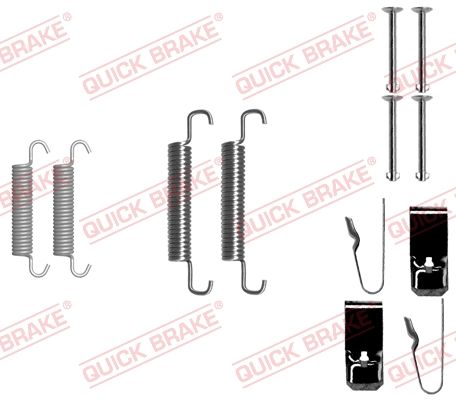 Zestaw akcesoriów, szczęki hamulcowe hamulca postojowego QUICK BRAKE 105-0890