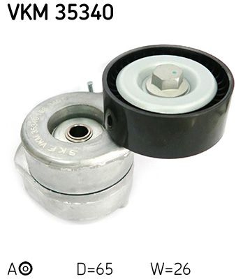 Rolka napinacza, pasek klinowy wielorowkowy SKF VKM 35340