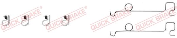 Zestaw akcesoriów, klocki hamulcowe QUICK BRAKE 109-0994