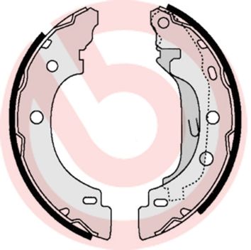 Zestaw szczęk hamulcowych BREMBO S 68 523